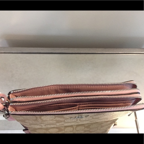 NWT Coach Signature Double Zip Wallet - Picture 6 of 8